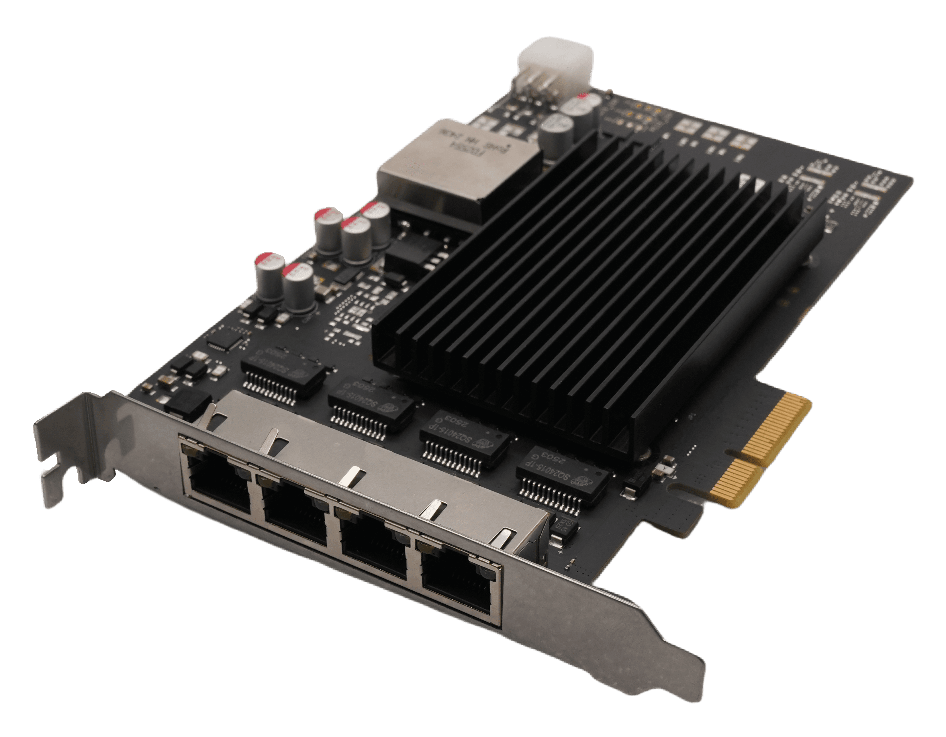 Quad 2.5G Ethernet Adaptor, POE