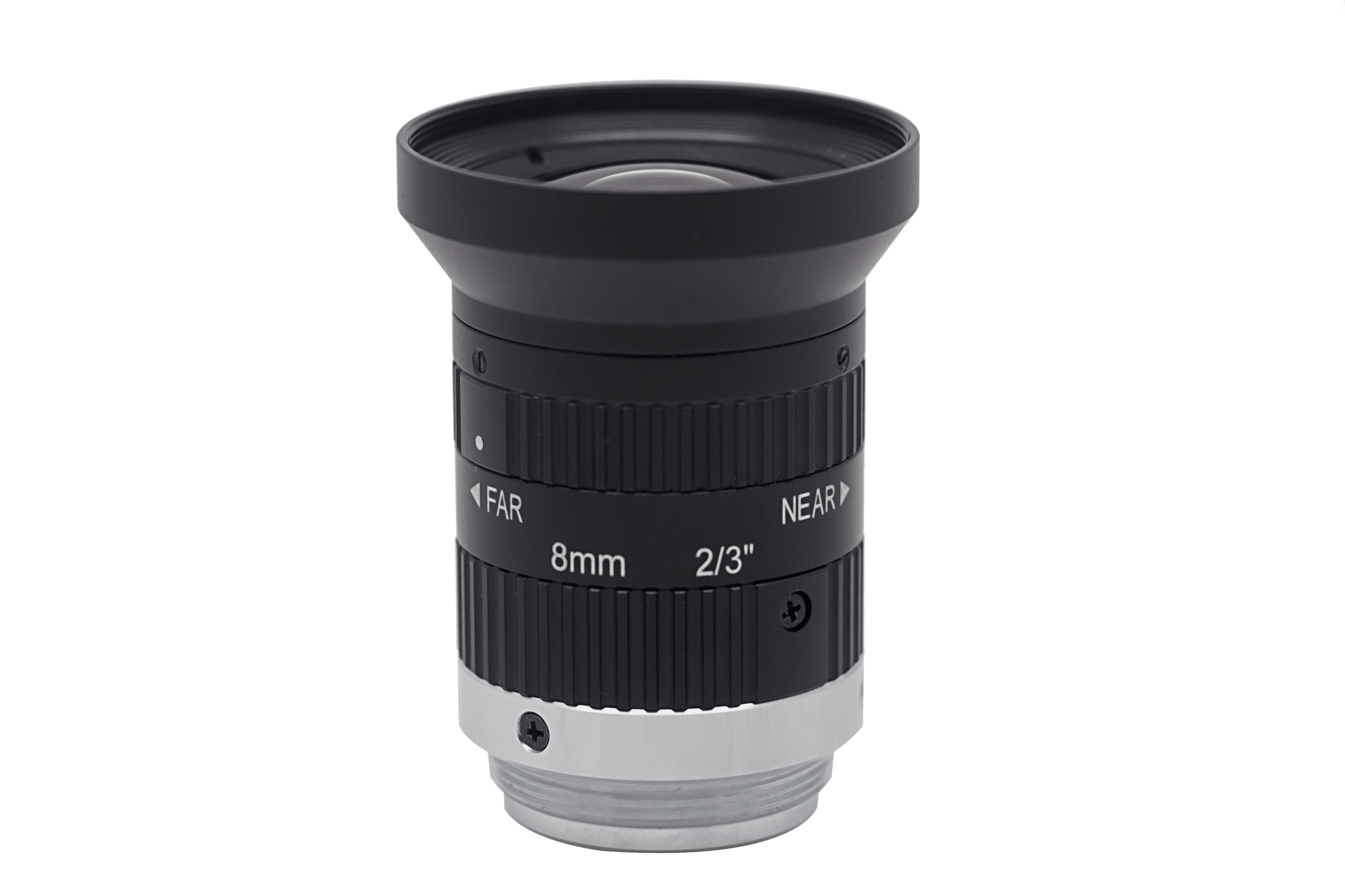 8mm, F2.4, 2/3", 5MP Lens, C-Mount