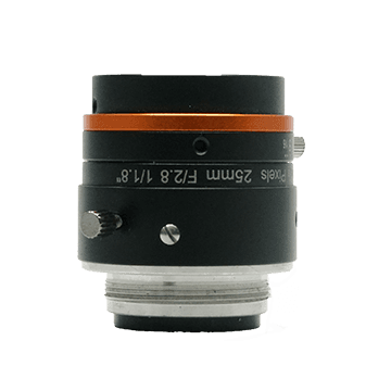 25mm, F2.8, 1/1.8", 6MP Lens, C-Mount