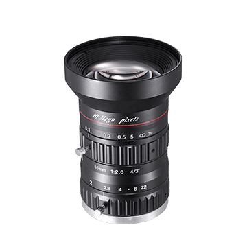 16mm, F2.0, 4/3", 10MP Lens, C-Mount