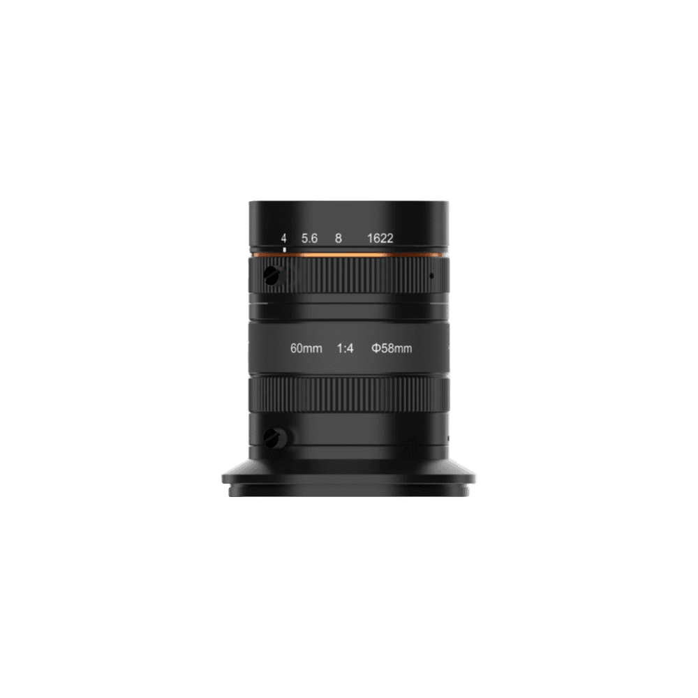 60mm，F4.0，Image Size φ58mm，Recommended Magnification 0.07-0.37x，M72 Mount