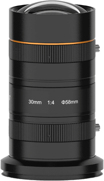 30mm，F4.0，Image Size φ58mm，Recommended Magnification 0.031-0.145x，M72 Mount