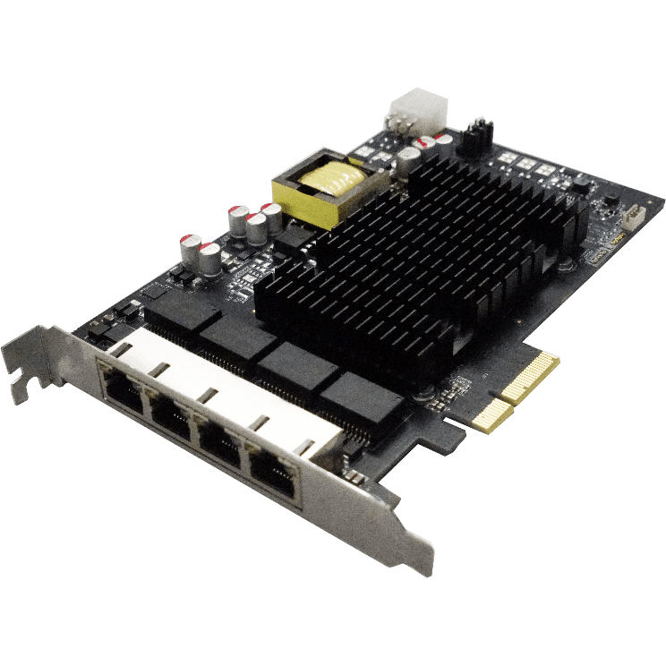 Dual ports WX1860 POE Ethernet Adaptors