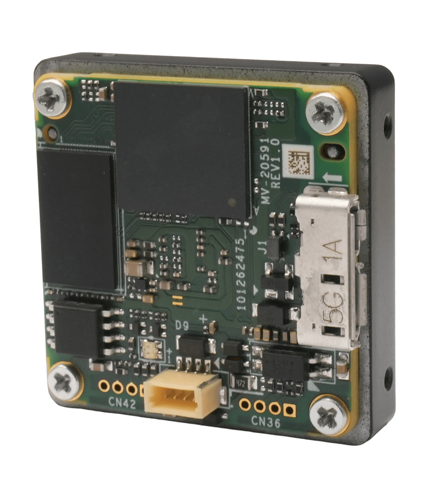2MP Board Level Camera, USB3, Color, M12-mount — изглед 2