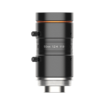 50mm, F2.4, 1/1.8", 10MP Lens,C-Mount