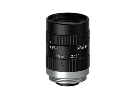 16mm, F1.8, 2/3", 5MP Lens, C-Mount