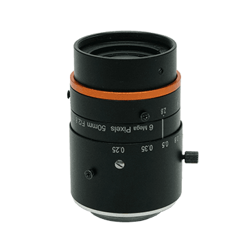 50mm, F2.8, 1/1.8", 6MP Lens, C-Mount