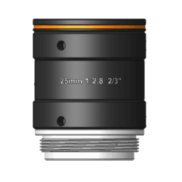 25mm, F2.8, 2/3", 10MP Lens, C-Mount