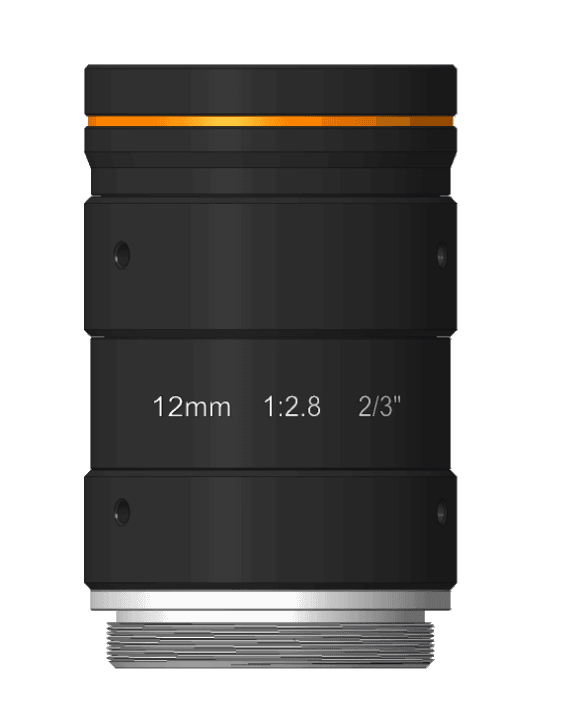 12mm, F2.8, 2/3", 10MP Lens, C-Mount