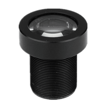 3.37mm, F2.8, 1/2", 5MP Lens, M12-Mount