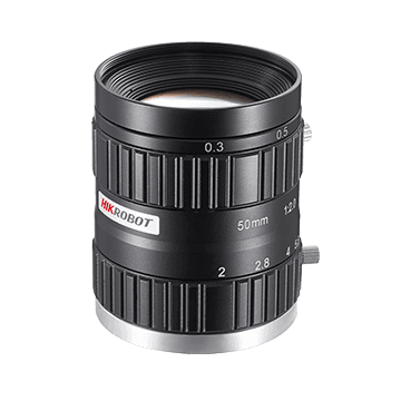 50mm, F2.0, 4/3", 10MP Lens, C-Mount