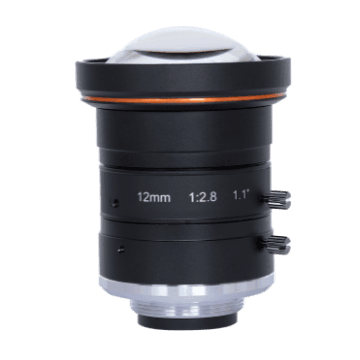 12mm, F2.8, 1.1", 12MP Lens, C-Mount