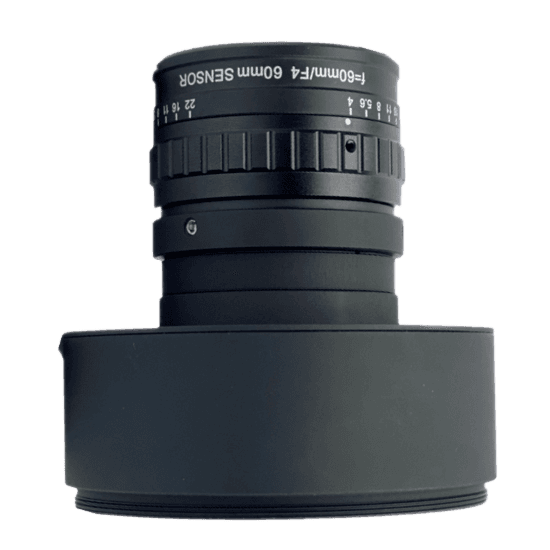 60mm,F4.0,Image Size φ64mm,Recommended Magnification 0.067~0.2X,M72 Mount