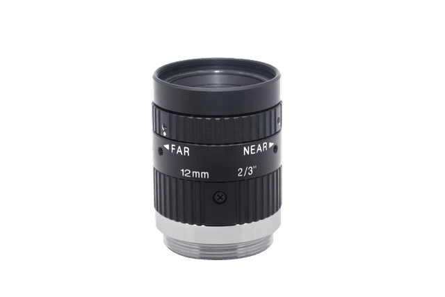 12mm, F2.4, 2/3", 5MP Lens, C-Mount