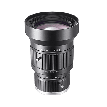 85mm, F2.0, 4/3", 10MP Lens, C-Mount