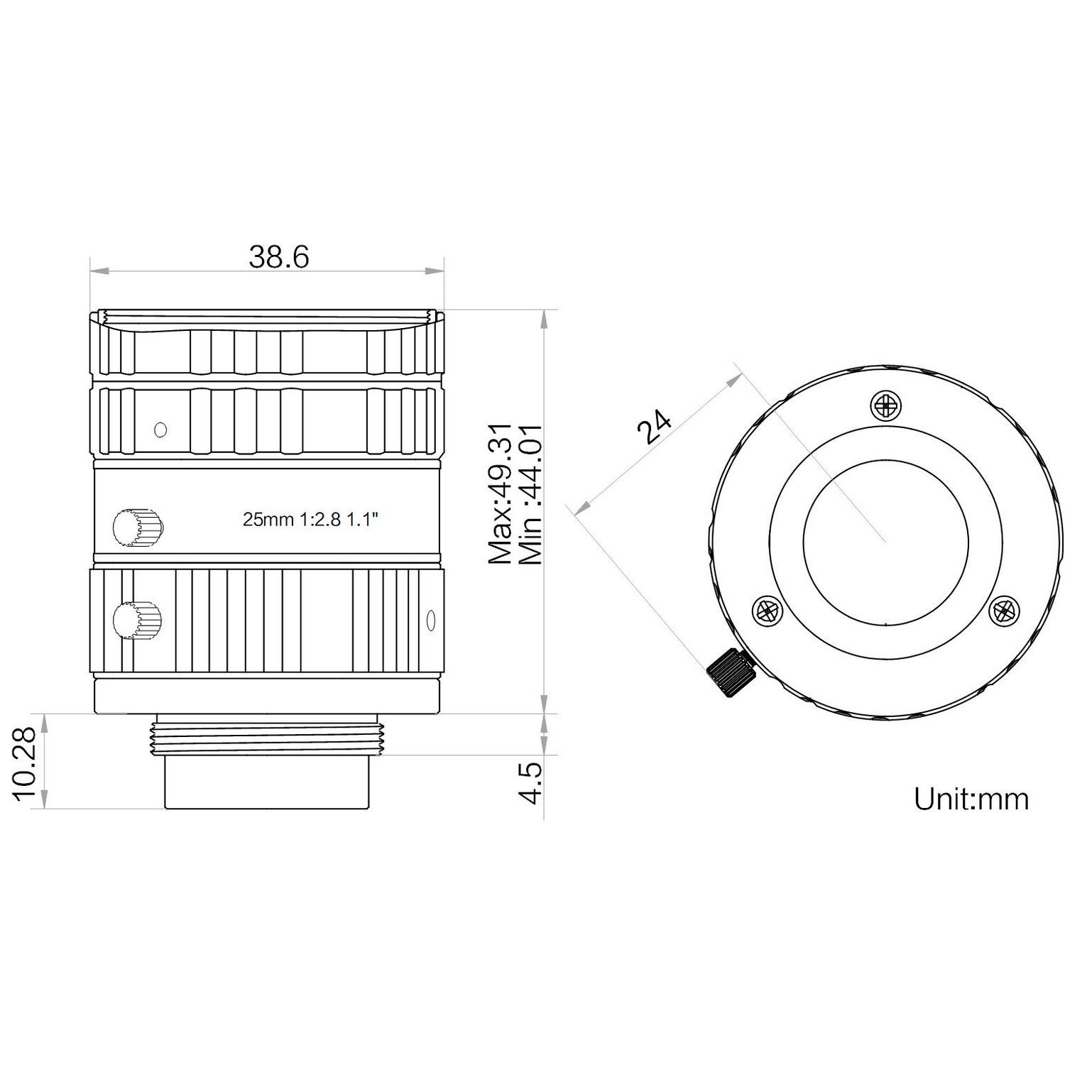 HIKROBOT Lens, FA Series, KF - Image 2